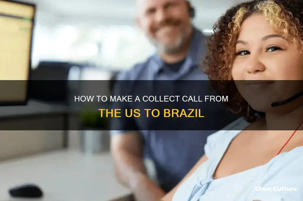 how to call collect call united states to brazil