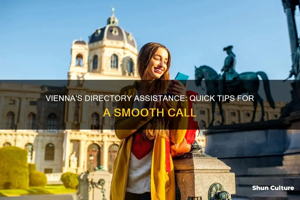 how to call directory assistance in vienna austria