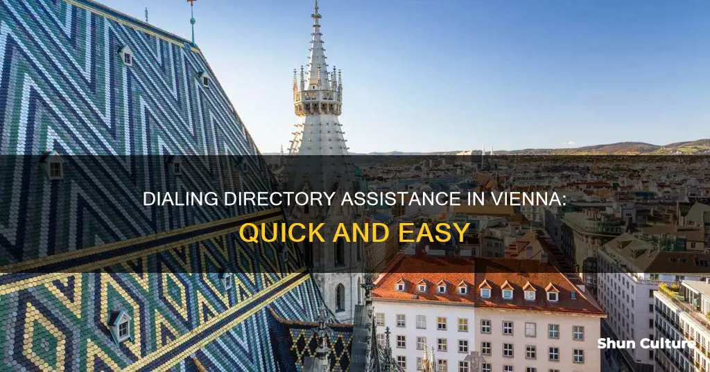 how to call directory assistance in vienna austria