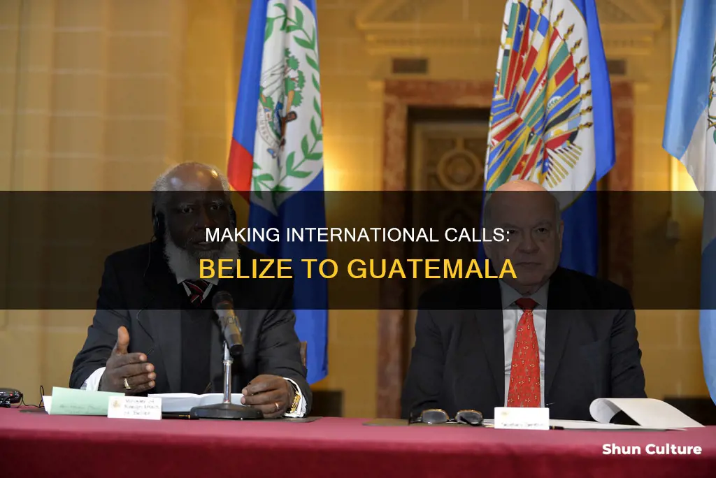 how to call from belize to guatemala