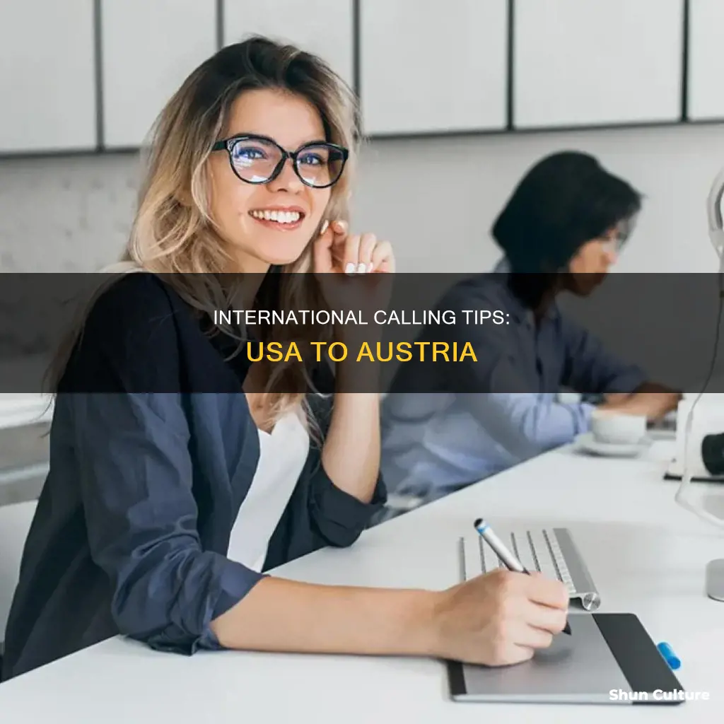 how to call international from usa to austria