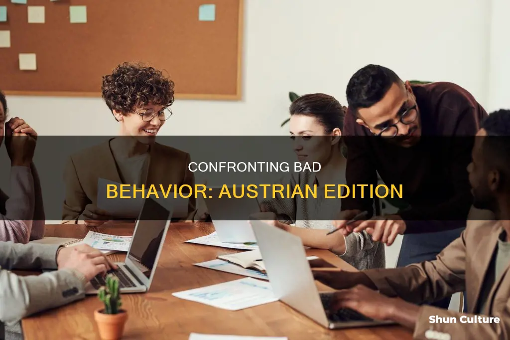 how to call out a bad person austria