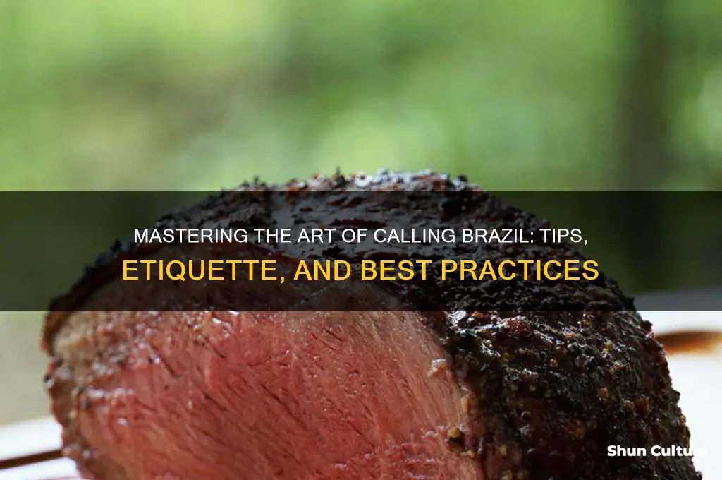 how to call out brazil