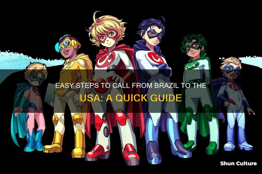 how to call out of brazil to usa