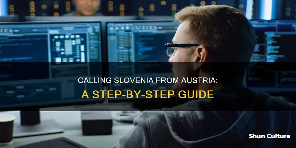 how to call slovenia from austria