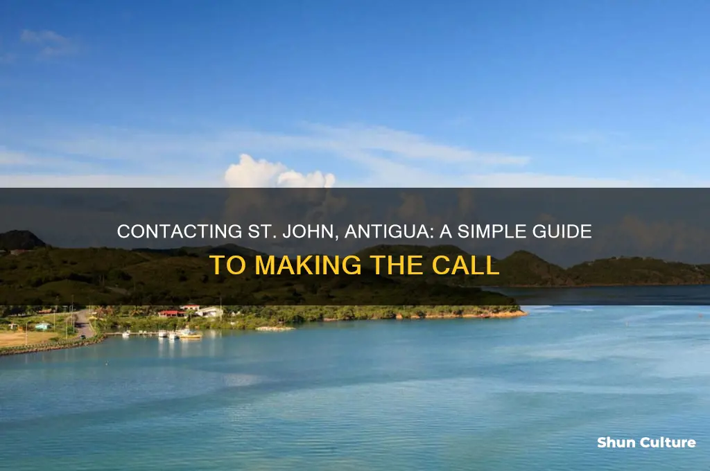 how to call st john antigua