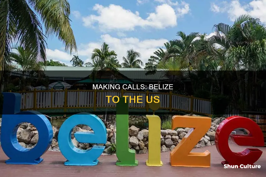 how to call the us from belize