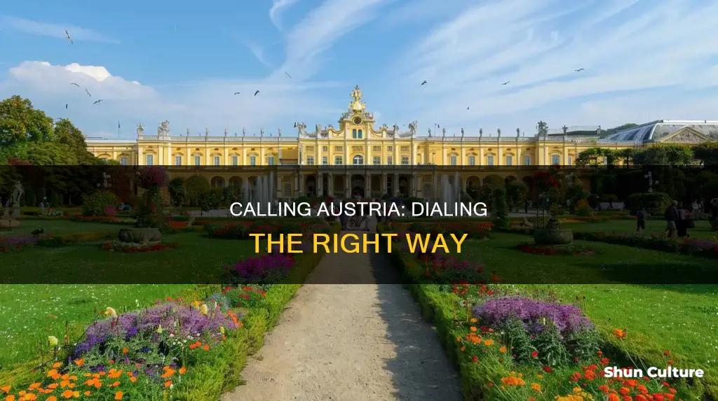 how to call to austria