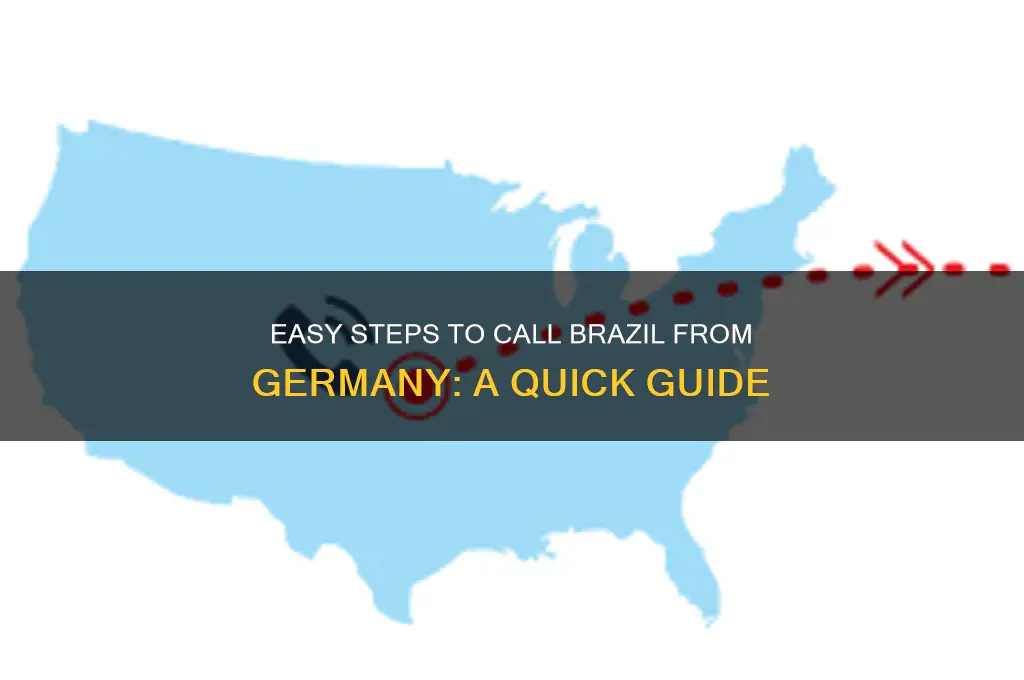 how to call to brazil from germany