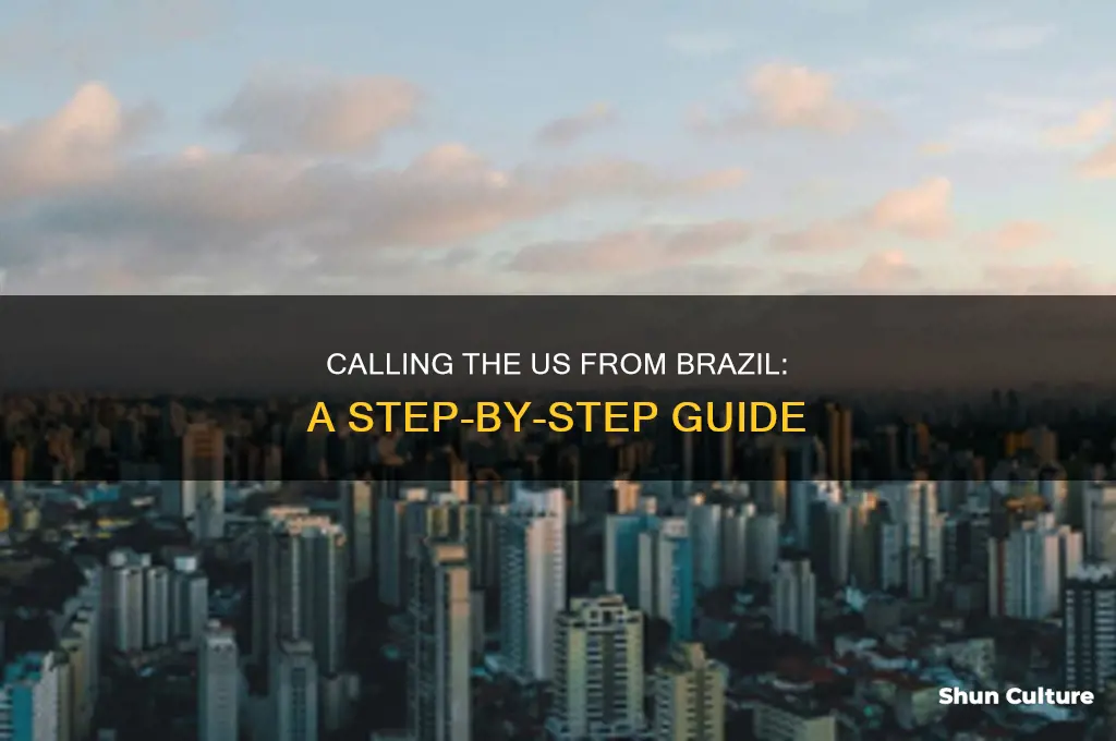 how to call united states from brazil