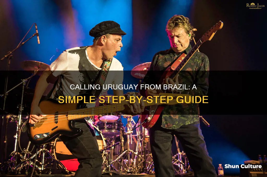 how to call uruguay from brazil