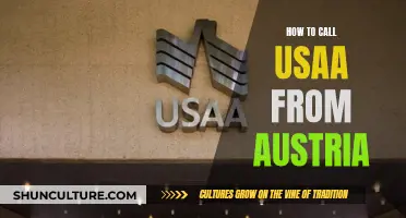 USAA Contact: Calling from Abroad: A Guide for Austria