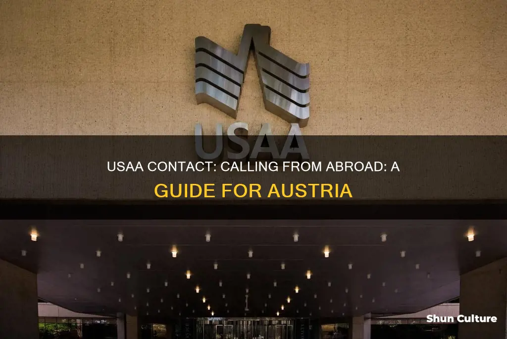 how to call usaa from austria