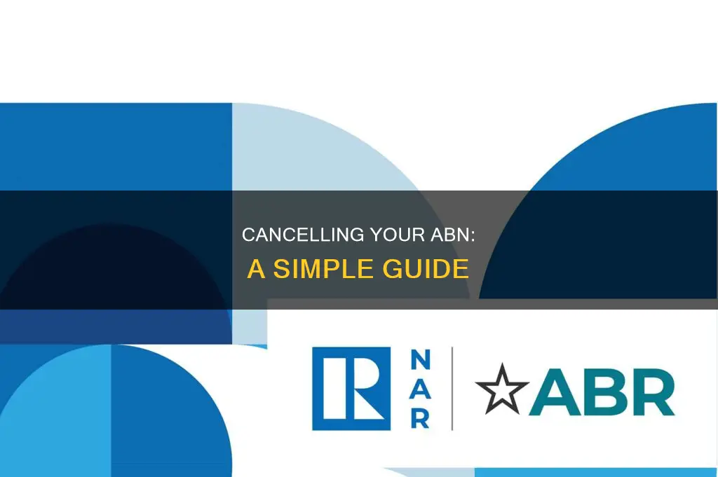 how to cancel an australian business number