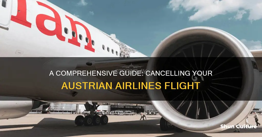 how to cancel austrian airlines flight