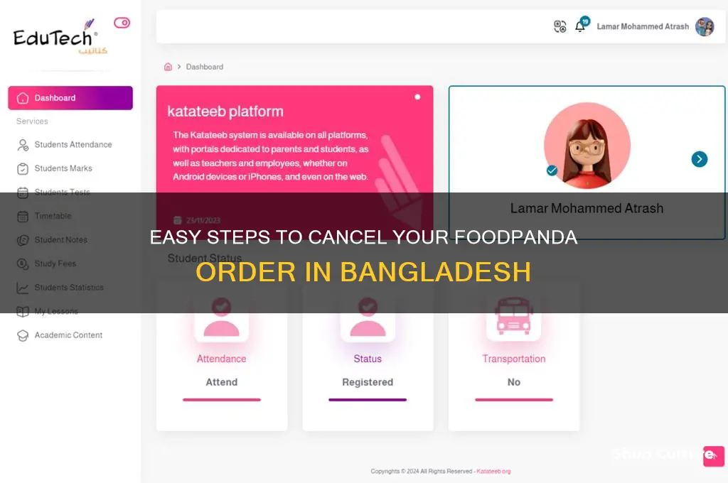 how to cancel foodpanda order bangladesh