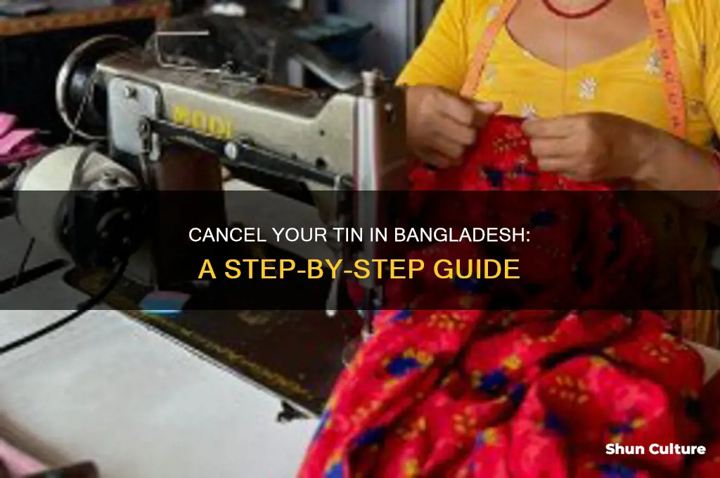 how to cancel tin number in bangladesh