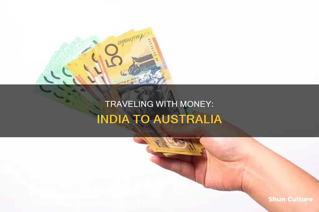 how to carry money from india to australia