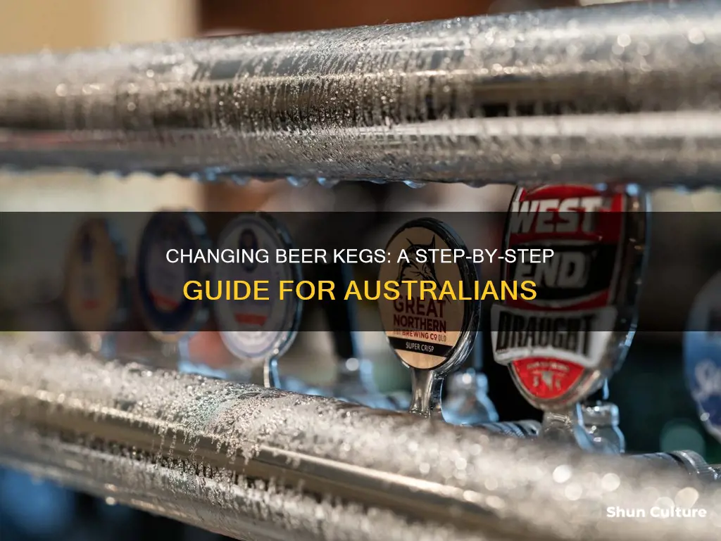 how to change a beer keg australia