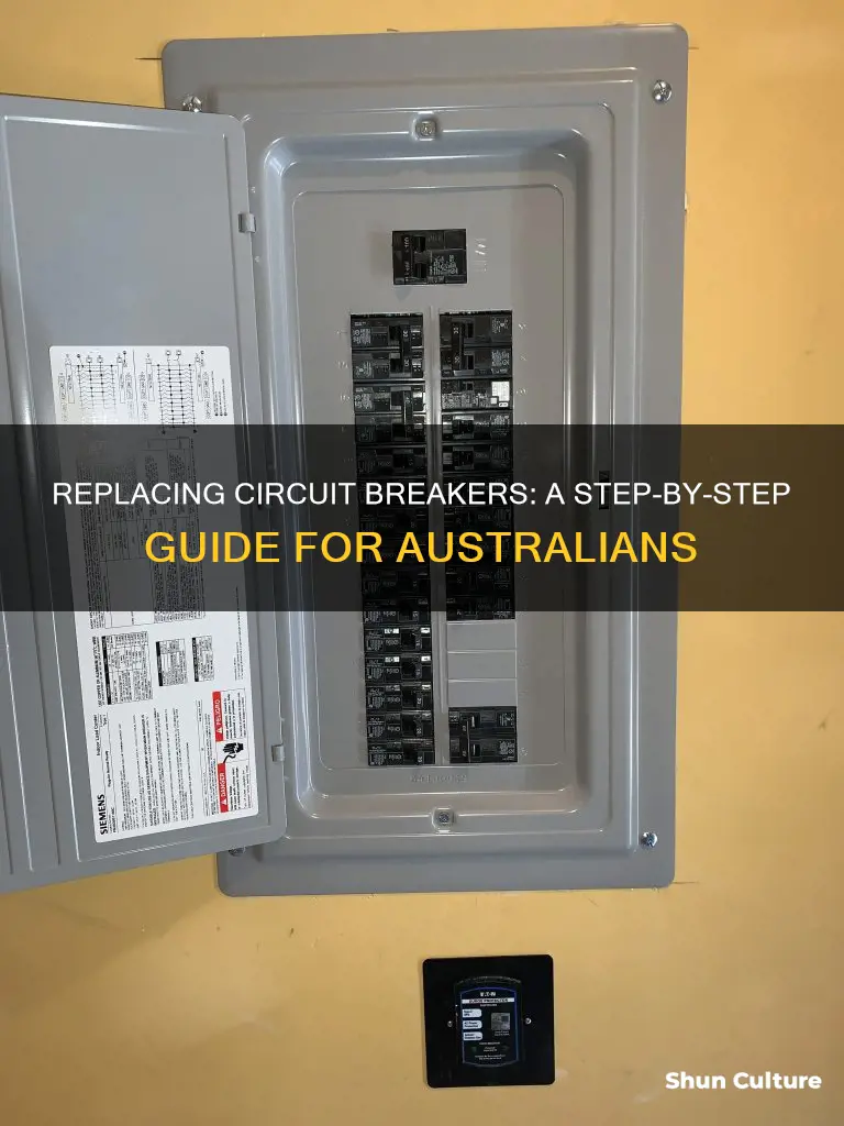 how to change a circuit breaker australia