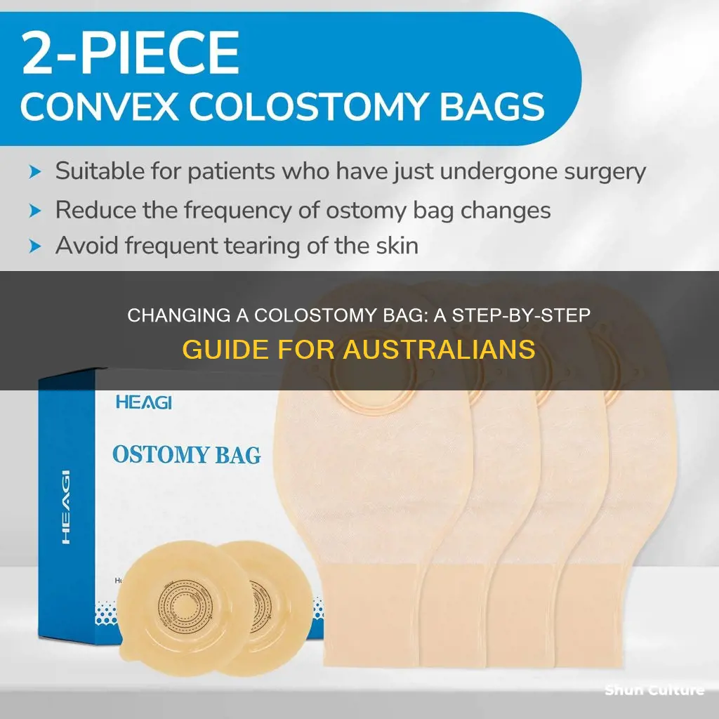 how to change a colostomy bag australia