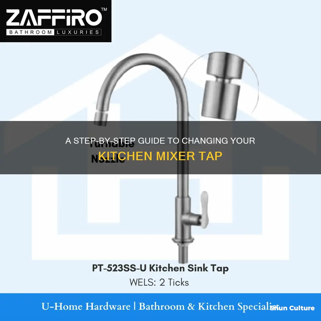 how to change a kitchen mixer tap australia
