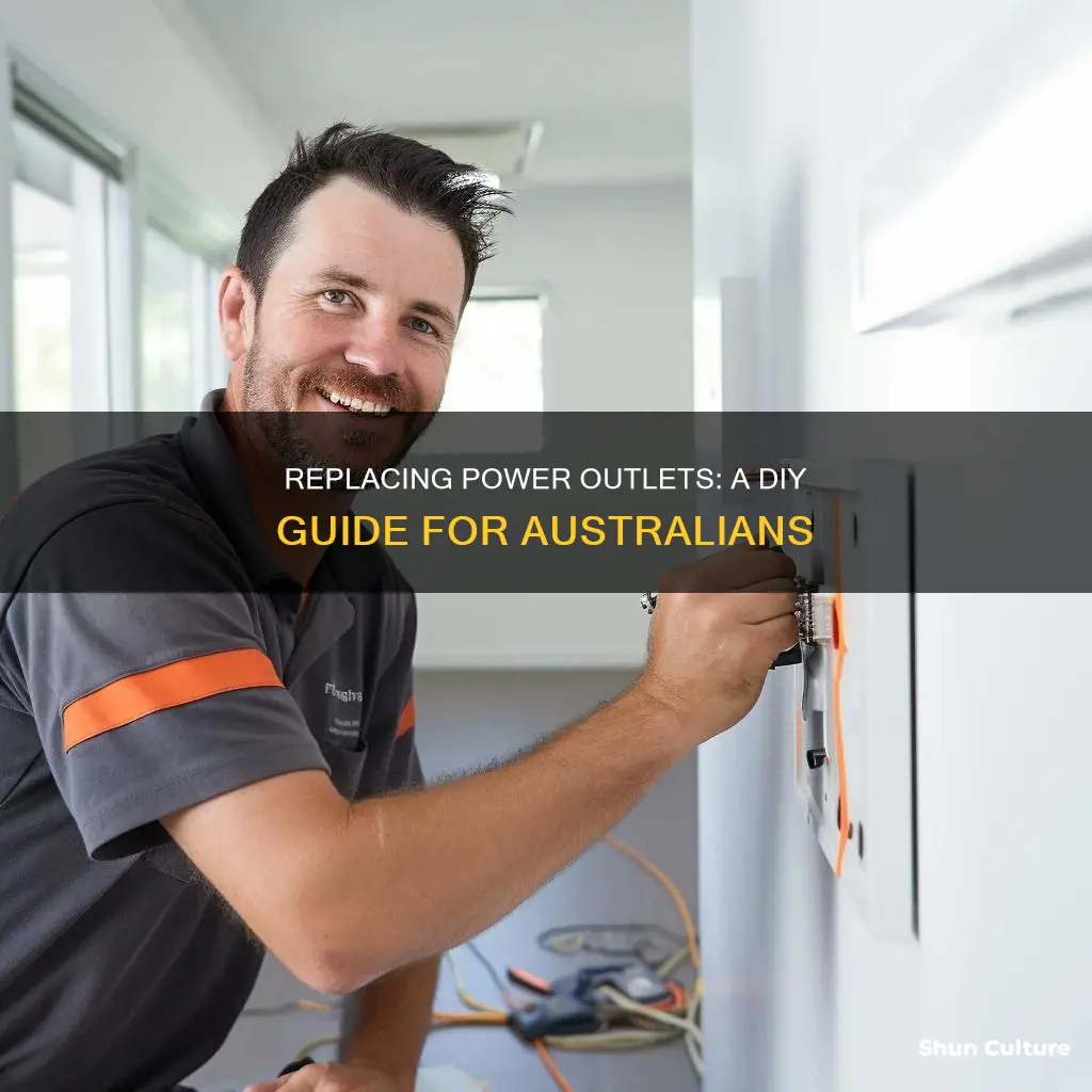 how to change a power outlet australia