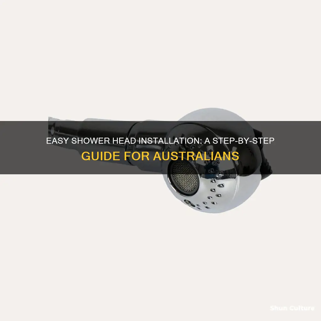 how to change a shower head australia