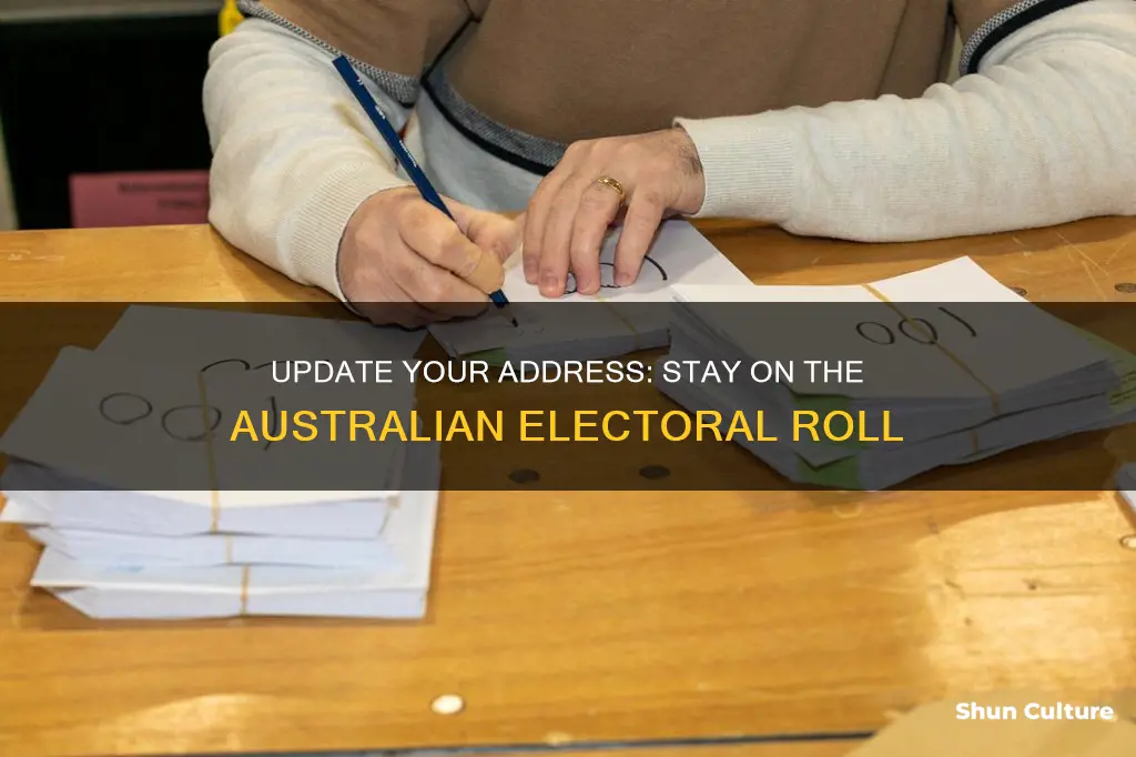 how to change address on electoral roll in australia