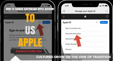 Switching Apple Accounts: Australia to US