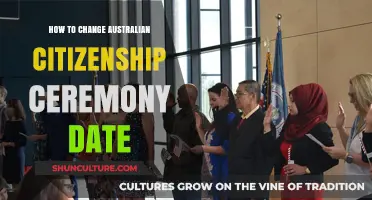 Rescheduling Australian Citizenship Ceremony Date