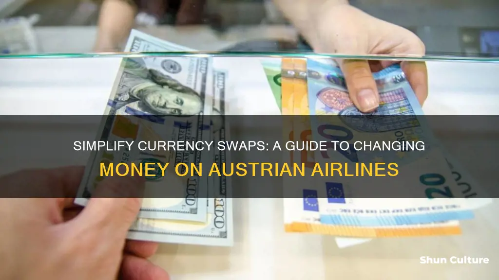 how to change currency on austrian airlines