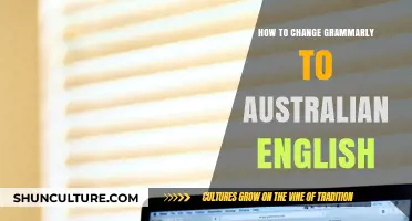 Customizing Grammarly: Setting Australian English as Your Default