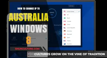 Changing IP Address: Australia-Specific on Windows 10