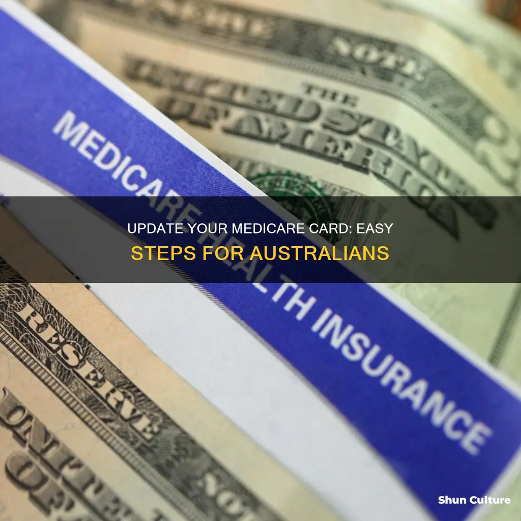 how to change medicare card australia