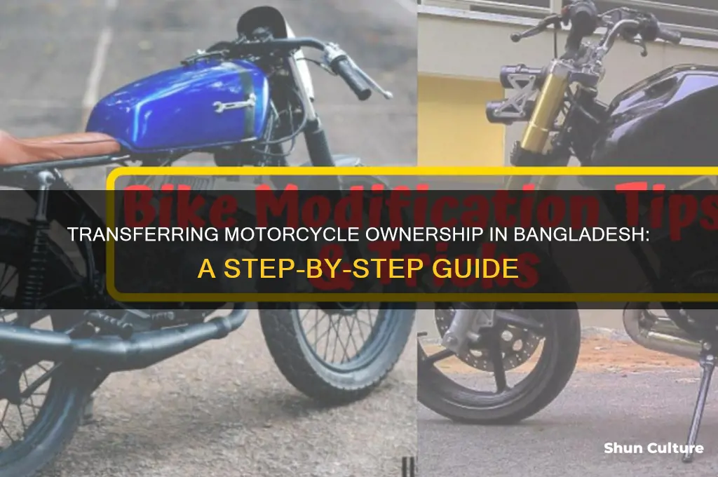how to change motorcycle ownership in bangladesh