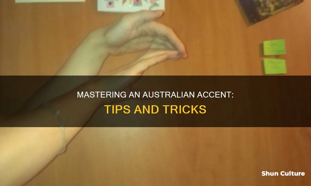 how to change my accent to australian