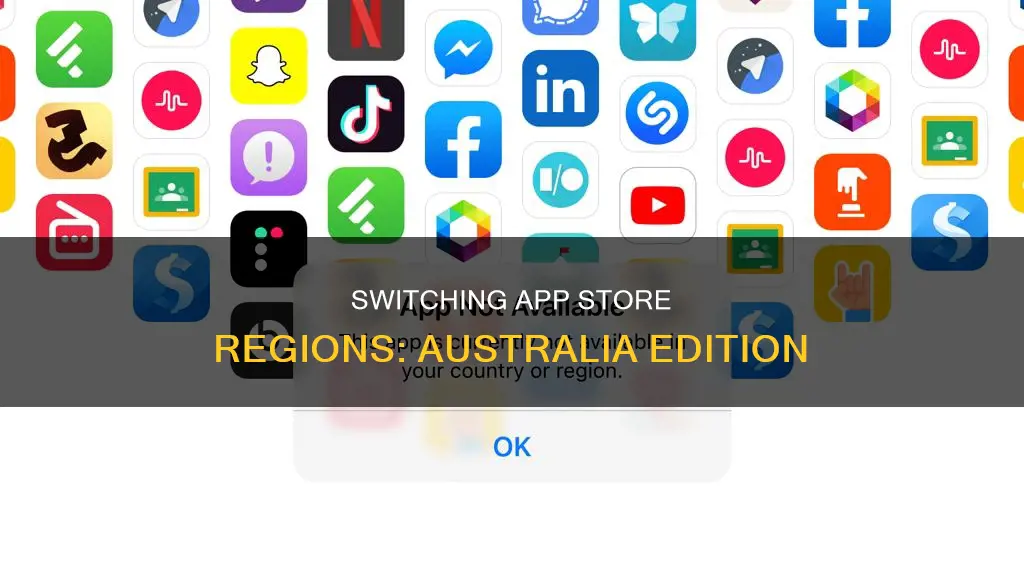 how to change my apple store to australia