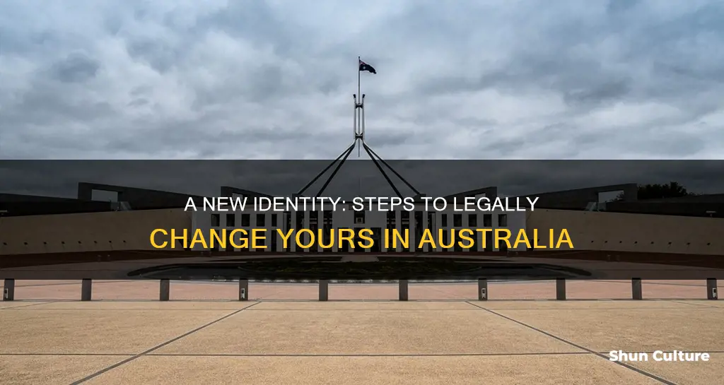 how to change my identity in australia