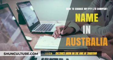 A New Name: Revamping Your Pty Ltd Company in Australia