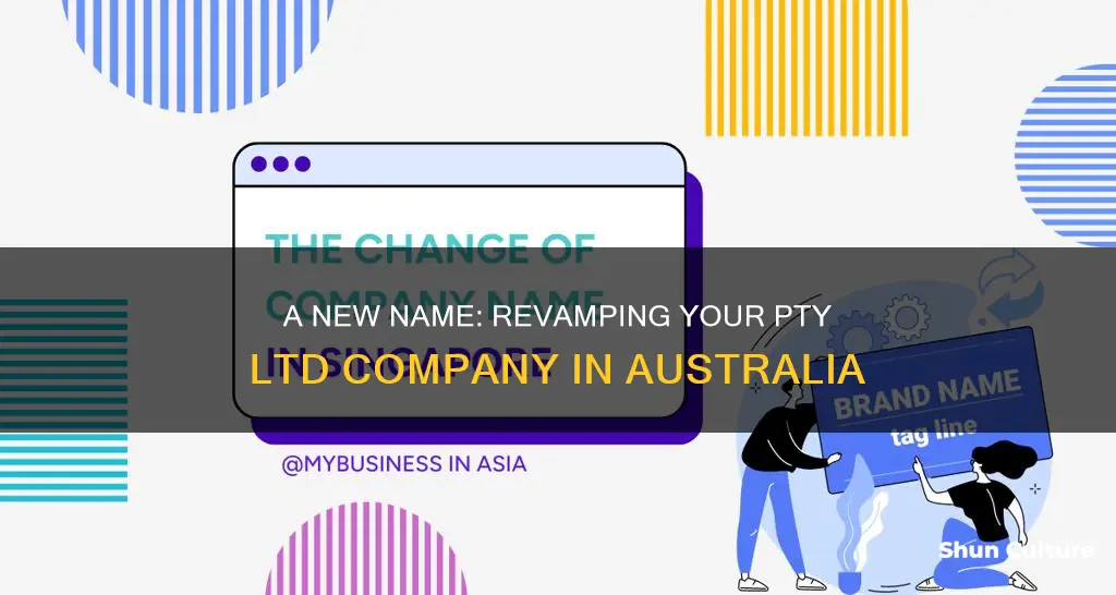 how to change my pty ltd compant name in australia