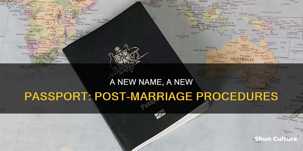 how to change name on australian passport after marriage