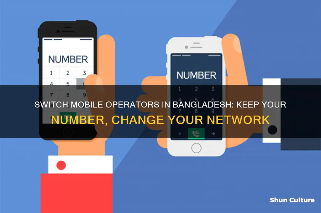 how to change operator without changing number in bangladesh