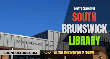 South Brunswick Library: Change Your PIN