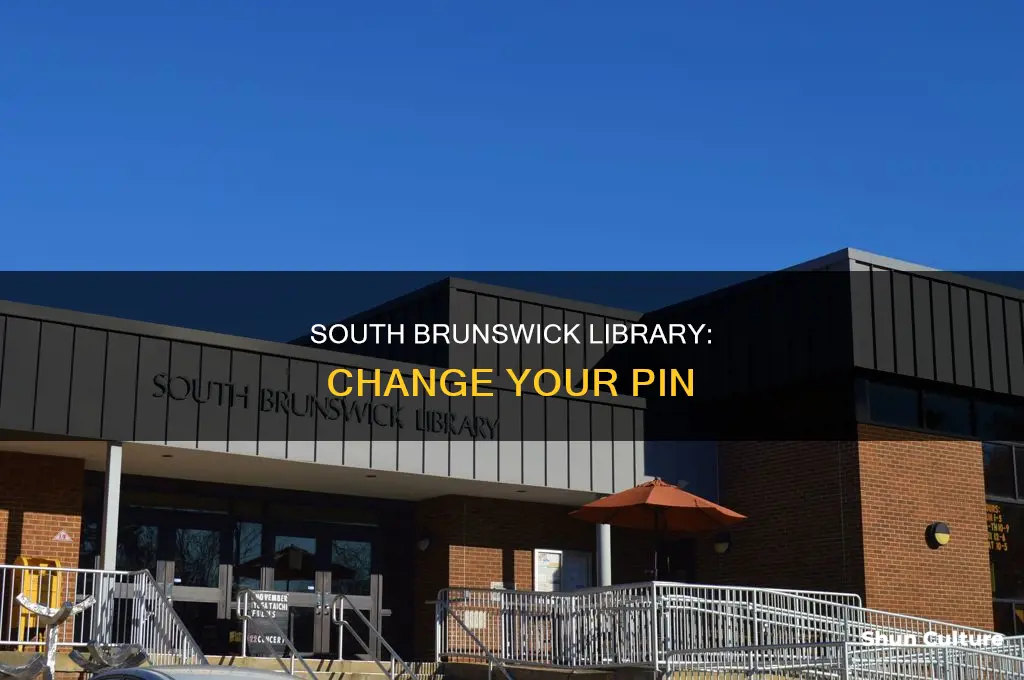 how to change pin south brunswick library