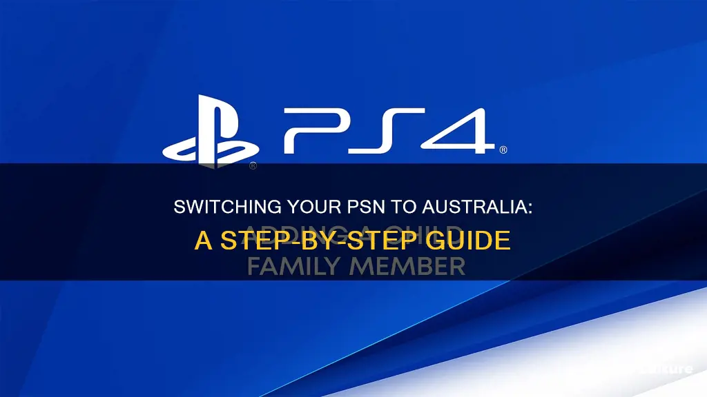 how to change psn to australia
