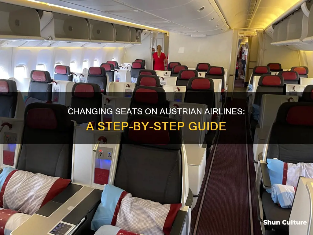how to change seat on austrian airlines