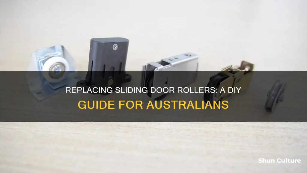 how to change sliding door rollers australia