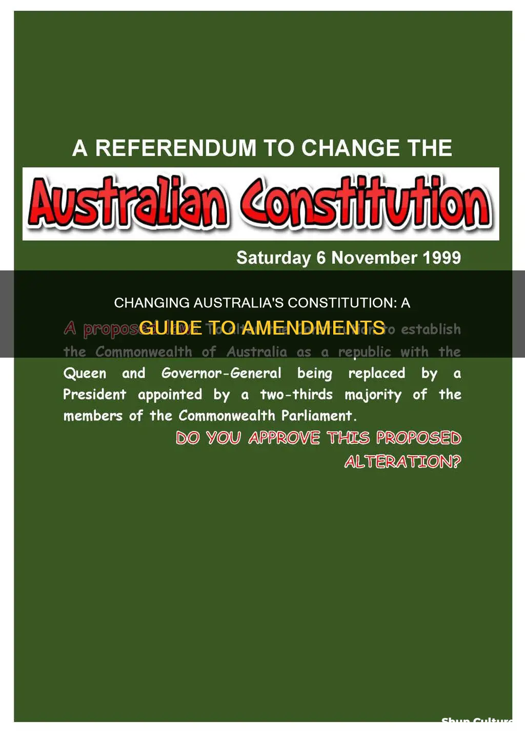 how to change state constitution australia