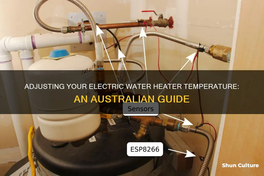 how to change temperature on electric water heater australia